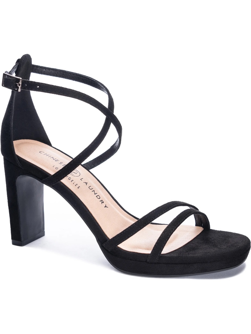 Chinese Laundry Taryn Black Strappy Heel
